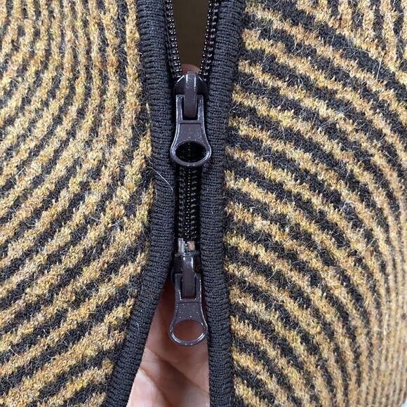 NWT STIZZOLI Italian Wool Blend Zip Front Jacket M - Picture 9 of 12